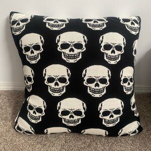 Goth Decorative skull pillow gothic Halloween
